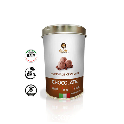 Gelato Pronto Chocolate - Instant Gelato & Ice Cream Base -  8.29 oz can